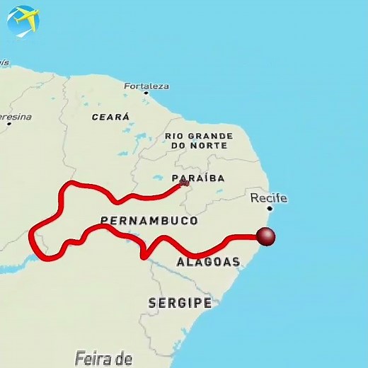 mapa territorial de Pernambuco