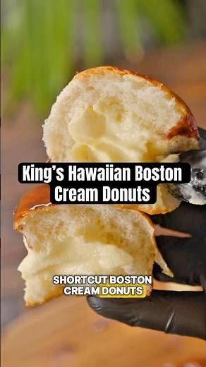 King’s Hawaiian Boston Cream Donuts
