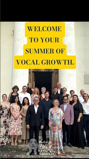 Lucca Bel Canto Institute: A Focused Summer of Vocal Growth #LuccaBelCanto #OperaSinger