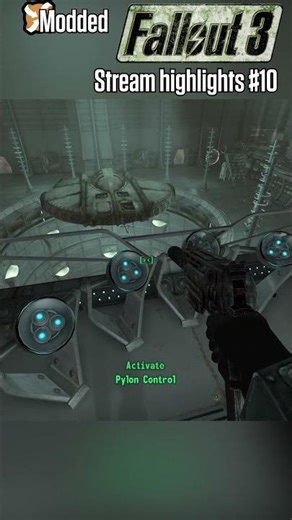 Messing with an alien spaceship #fallout3 #fallout #livestream #what #random #moddedFallout