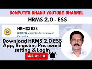 HRMS 2.0 ESS ( Employee Self Service) How to download & Register