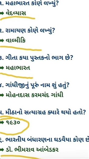 GK Questions in Gujarati | Important General Knowledge 2026 | Competitive Exam GK