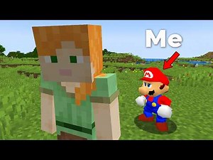 Surprising My Friends With Actual Mario In Minecraft