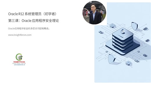 Oracle EBS | Oracle R12 系统管理员 (初学者) | 第三课：Oracle 应用程序安全理论 | 普通話版本