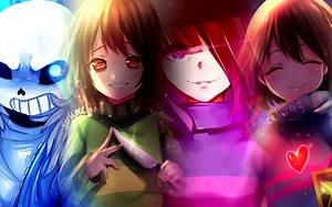 【UT】神曲Stronger Than You Scared of Me Matchup (Sans Chara Betty Frisk)生肉