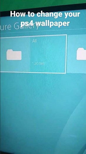 how to change your ps4 wallpaper