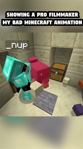 I made a MINECRAFT ANIMATION and Got it Judged by a FILMMAKER #shorts