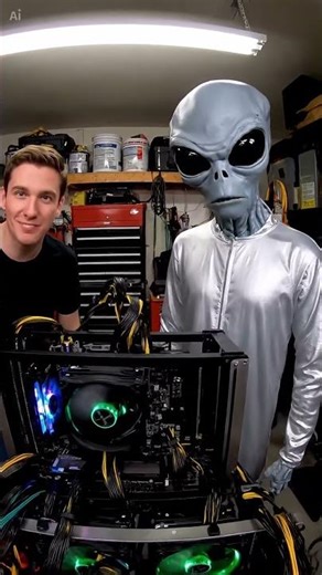 Grey Alien Roasts Crypto Mining 😂