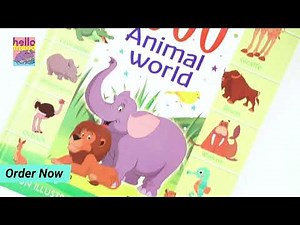 My First 1000 Animal World Book For Kids | Brijbasi Hello Friend Books.