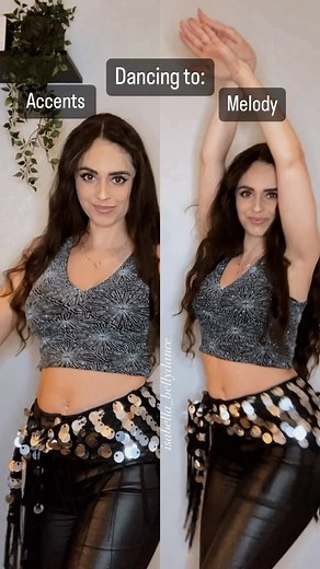 1️⃣Tip for belly dance improvisation 💡⤵️ You don’t have to dance to each melody or each accent of the music when you improvise. You can chose eather melody or rythm or dance alternately to both. Feel free to just feel the music and express it through your dance without thinking too much ☺️💃🏻 #bellydance #orientaldance #arabicdance #danzaarabe #danzaoriental #bellydanceclass #bellydanceteacher #raqssharki #bellydanceimprovisation #bauchtanz #danzadelventre #bellydancecostume #danzadelvientre ا