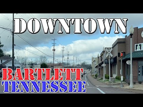 Bartlett - Tennessee - 4K Downtown Drive