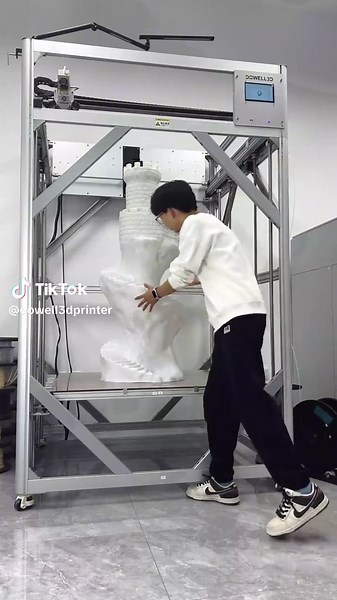 3D Printed Snow Castle with Dowell 3D Printer