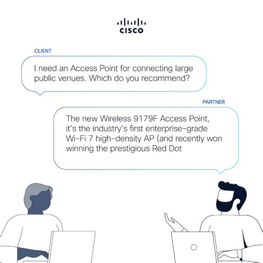 Stadiums, festivals, airports. No matter the size of the space, the award-winning Cisco #WiFi7 Access Points connect you securely and with high performance. Get to know its design  https://cs.co/6184fX7Ti | Cisco Partners | Facebook