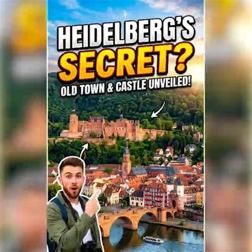 🏰 What Secrets Hide Inside Heidelberg Castle? A Journey Through Germany’s Most Romantic Old Town 😍✨
