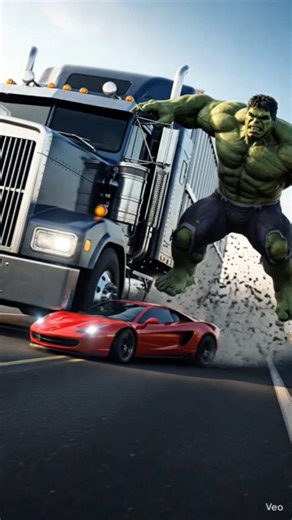 Massive Crash & Hulk Falls Down | Epic Action Short #shorts