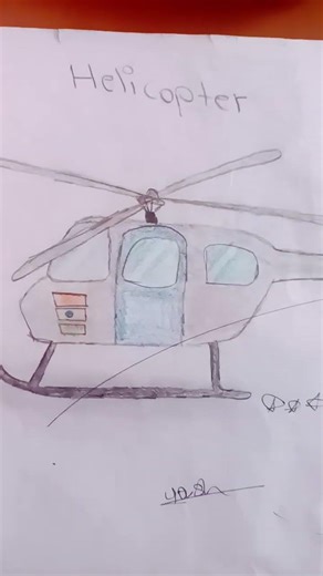 Indian army helicopter#drawing