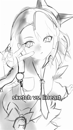 Sketch vs. Lineart Techniques in Art Creation