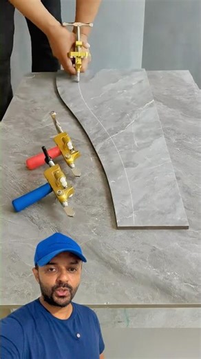 New porcelain tile shelf 😲