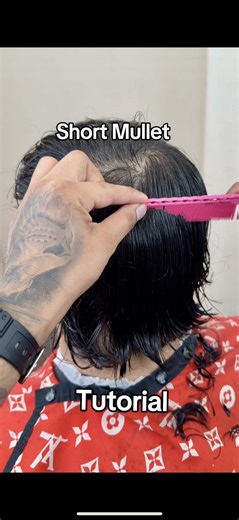 Mullet tutorial #houstonbarber #rudy8blends #haircutformen | mullet
