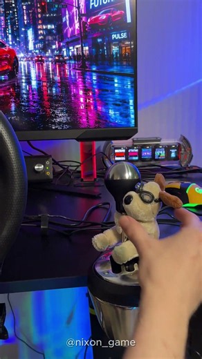 Thrustmaster T598 Wheel + TH8A Shifter #simracing #thrustmaster #t598 #th8a #racinggames
