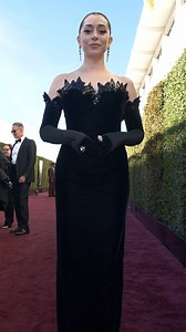 From #GoldenGlobes nominated series, The Penguin, it's the one and only Cristin Milioti. 🖤 | Golden Globes