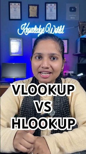 🔥🔥Advance Excel Tricks🔥Vlookup vs Hlookup in excel #shorts #excel #computer #exceltips #ytshorts