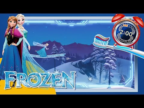 Frozen Anna and Elsa Action Toothbrush timer With toothbrushing guide 2022