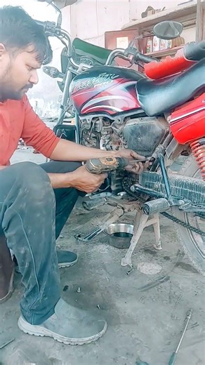 two wheeler service #automobile #bikerepair..