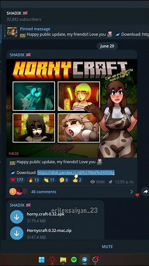 HOW TO DOWNLOAD HORNYCRAFT 0.32 #minecraft
