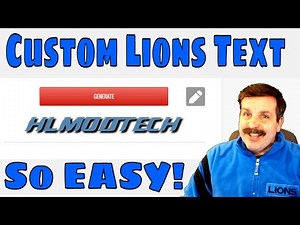 Make Detroit Lions Text for Free! How to use Font Meme in Minutes