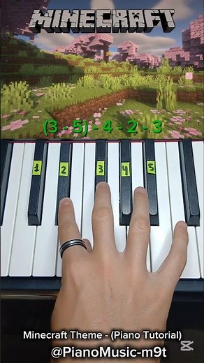 Minecraft Theme - (Piano Tutorial)