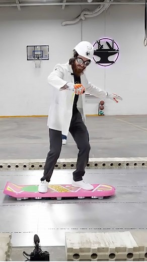 YouTube on Instagram: "🛹🤯 Yes, @thehacksmith *literally* built a hoverboard – and it works! Check out today’s story to see the device in action and to find out what’s on This Week in Trending. ⤴️"