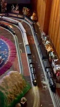 Christmas Trains In 2025 Day 5: Running My 3 Polar Express Trains Around The Christmas Tree 2025 2