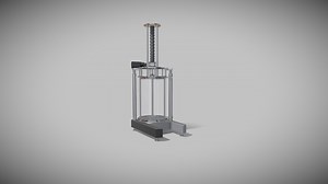 BPG chromatography column - 3D model by Andy Marcinkowski (@AndyMar)