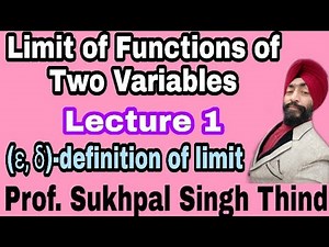 Limit of Functions of Two Variables //Definition And Examples //