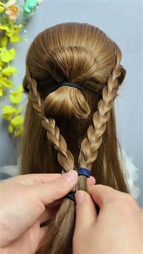 #Compile and distribute tutorials#Hair Tying tutorial#Hairstyle tutorial#Simple and