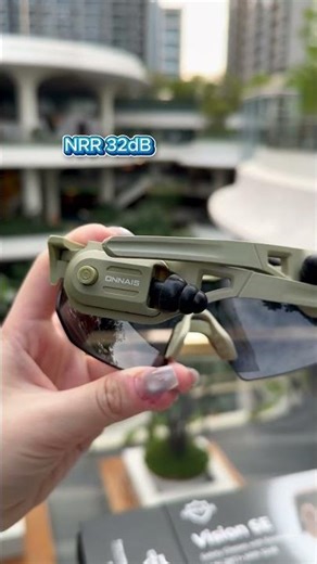Testing Safety Glasses with Built-In 32dB Earplugs | ANSI Z87.1+ #onnais
