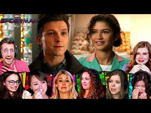 Peter Parker Visits Coffee Shop to see MJ" Reactions! Spider-Man: No Way Home (2021) Movie Reaction
