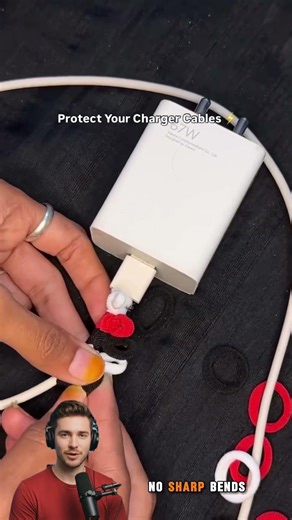 Stop Your Charger Cables From Breaking Like This! 🔌 #lifehacks #viralhacks #diycrafts #diyprojects