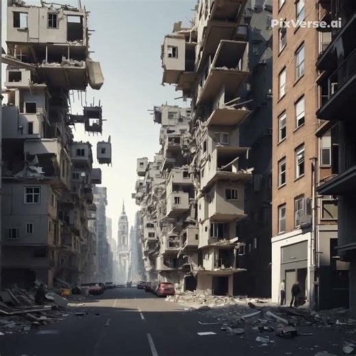 Deconstructivism created in PixVerse AI