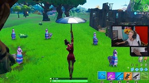 Winning fortnite using llamas only... | Tfue