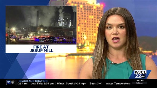 Fire breaks out at Rayonier Paper Mill in Jesup