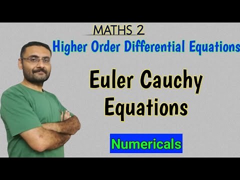 Euler Cauchy Equations | Numericals | Ordinary Differential Equations of Higher Order | Maths