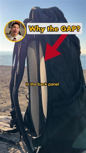 Why does this @Osprey Packs backpack have a gap in the back panel, while most bags don’t? This is the Osprey Tropos — and that suspended mesh gap creates constant airflow, keeping your back cooler and less sweaty during long commutes. But it also has a feature most backpacks don’t: ✅ Built-in kickstand — keeps the bag standing upright, making it easier to load gear and grab items without it tipping over Other features: ✅ Dedicated laptop sleeve ✅ Front admin panel for chargers, pens, and daily e