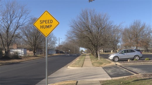 City of Springfield installs speed humps on neighborhood streets near Highway 65