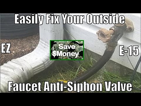 Water Faucet Anti Siphon Valve