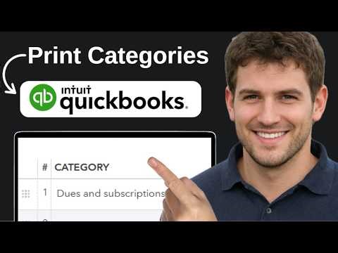 How To Print Check Categories In Quickbooks Online