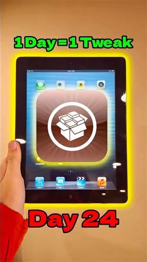 Day 24 of installing Jailbreak Tweaks on this iPad until it dies #technology #apple