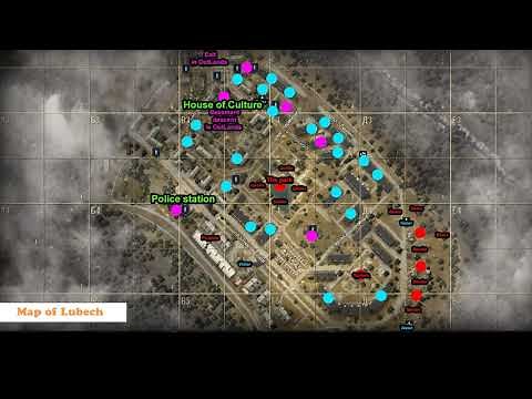 STAY OUT Map Tutorial & Quests Locations - Missions Locations Guide Lubech, Outlands And Vesuvius