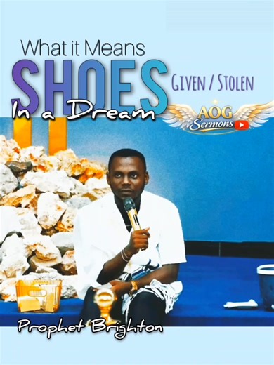 What it Means To be Given or loose Shoes in a Dream. Kupewa au kupoteza Viatu Kwenye ndoto ‎ ‎* ‎====== ‎* Dream Interpretation by Prophet Brighton at @angelsofgodministries_int , Mbezi Beach- Makonde (Opposite Red Hall) ‎ ‎* Full Sermon is found on YouTube: Prophet David Richard ‎* Title: Dreams Conference Day 2 ‎ ‎========== ‎#nenolamungu #tanzania #angelsofgodministries_int #prophetdavidrichard ‎#jesuslovesyou
